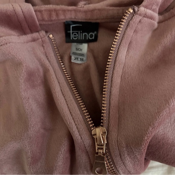 Felina Blush Pink Zip-Up Hoodie - Picture 7 of 7
